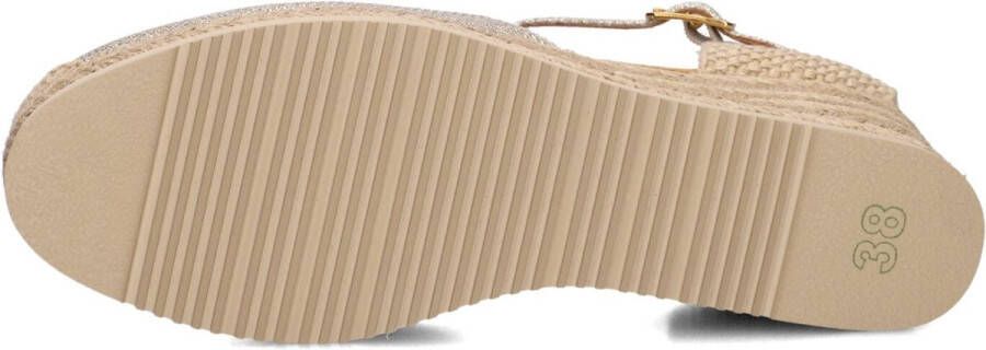 Unisa Cisca Espadrilles Zomer Schoenen Dames Goud