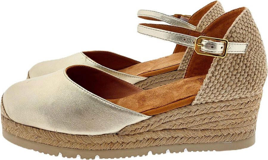 Unisa Cisca wedge sandalet goud 40