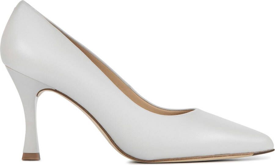 Unisa Dames Pumps Damesschoenen Leer Geen hoogte 2 cm Tola bride Wit