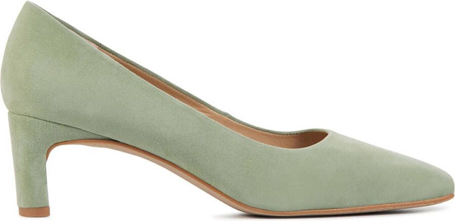 T-band Dikke Hak-Groen Schoenen damesschoenen Pumps 
