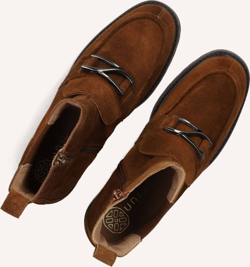 UNISA Enkelboots Dames Erne Maat: 41 Materiaal: Suède Kleur: Bruin - Foto 3