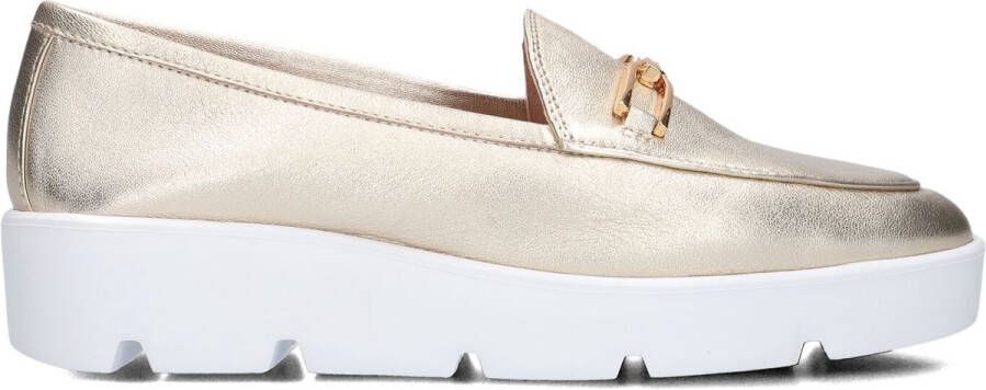Unisa Famo Loafers Dames Instappers Goudkleurig