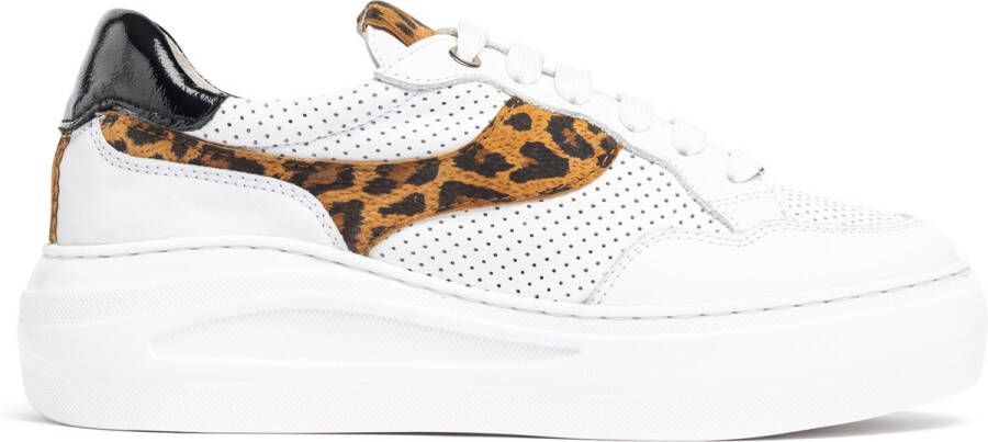 Unisa FUSTA_GRA_LEO Dames Sneakers WHIT CANNE
