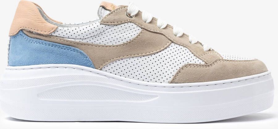 Unisa FUSTA_MULTI Dames Sneakers WHITE ECRU