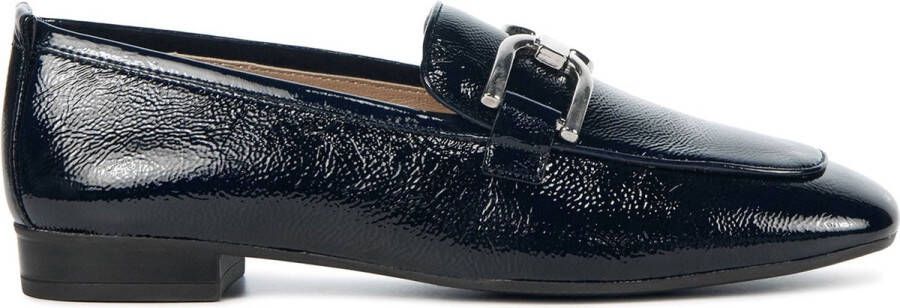 Unisa Instappers Dames Instapschoenen Damesschoenen Leer Baxter Zwart