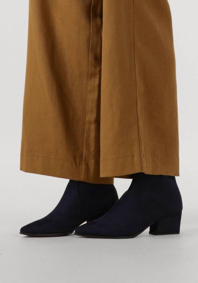 Unisa Jake Enkellaarsjes Enkelboots met rits Dames Donkerblauw