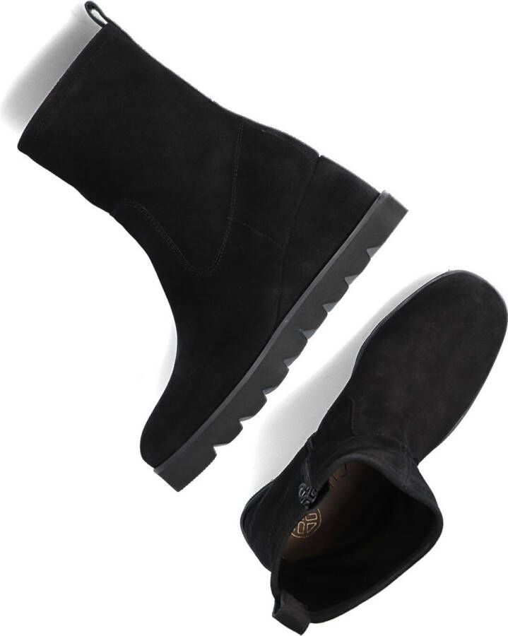 Unisa Leticia Enkellaarsjes Enkelboots met rits Dames Zwart