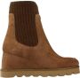Unisa leysa laarzen dames bruin bs tanger suede - Thumbnail 2