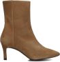 Unisa Loman Enkellaarsjes Enkelboots met rits Dames Camel - Thumbnail 2