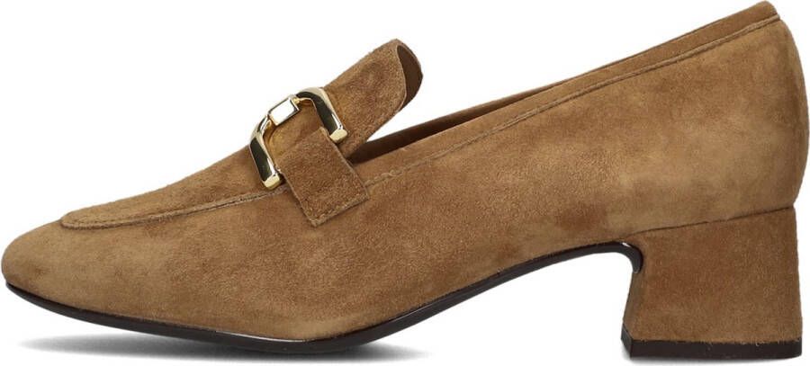 Unisa Losie Loafers Instappers Dames Camel