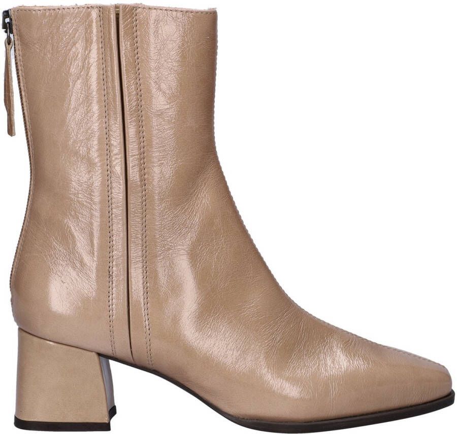 Unisa LUCAS_F25_VER SKIN dames enkellaarzen gekleed beige