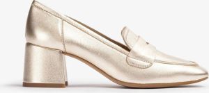 Unisa Mendo loafer van leer met metallic finish