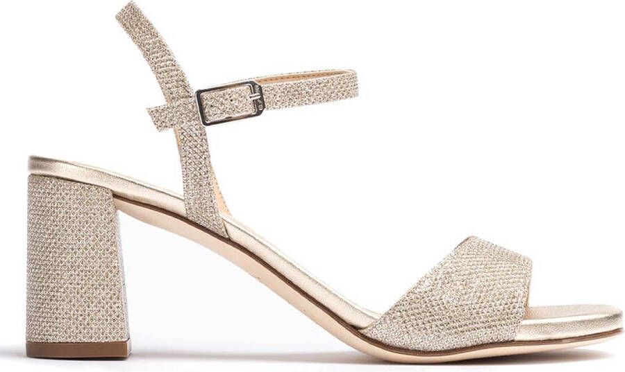 Unisa Bekijk hier de Moraty EV PLATINO van by SHUZ sandalen dames EV PLATINO Textiel