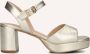 UNISA Dames Ney Maat: 38 Materiaal: Leer Kleur: Goud - Thumbnail 2
