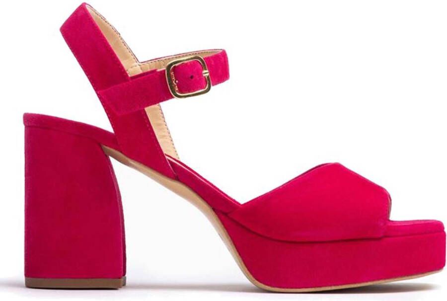 Bruin Tinten Strappy Sandals Odran Sandalen Dames Roze - Foto 2