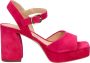 Bruin Tinten Strappy Sandals Odran Sandalen Dames Roze - Thumbnail 2