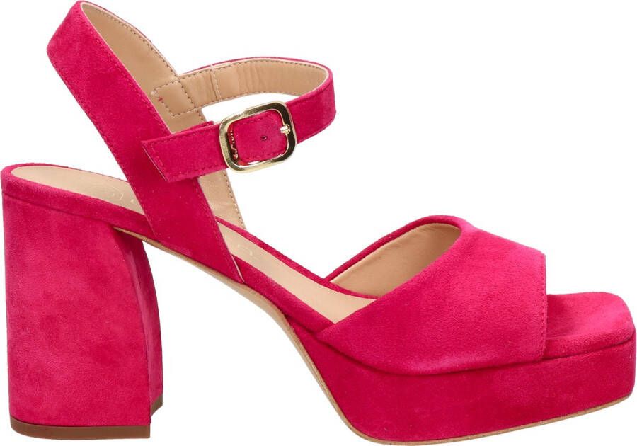 Bruin Tinten Strappy Sandals Odran Sandalen Dames Roze - Foto 3