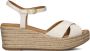 UNISA Sandalen Dames Kira Maat: 37 Materiaal: Leer Kleur: Wit - Thumbnail 1
