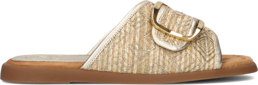 UNISA Slippers Dames Cray Maat: 41 Materiaal: Leer Kleur: Goud