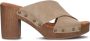 UNISA Muiltjes Dames Tapia Maat: 40 Materiaal: Suède Kleur: Taupe - Thumbnail 2