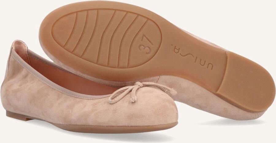UNISA Ballerina Dames Acor Maat: 37 Materiaal: Suède Kleur: Beige - Foto 3
