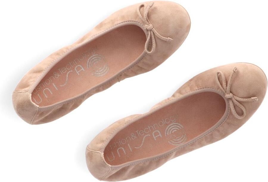 Unisa Beige Ballerina Acor met Vrouwelijke Details - Foto 2