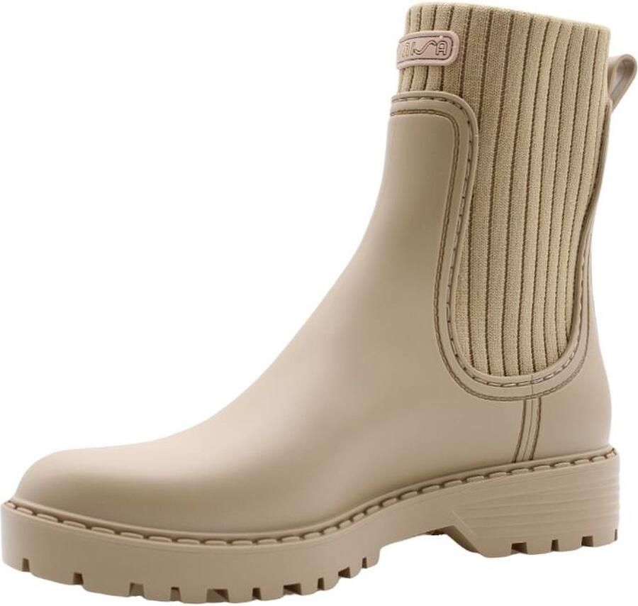 Unisa Stijlvolle Chelsea-laarzen Beige Dames - Foto 4