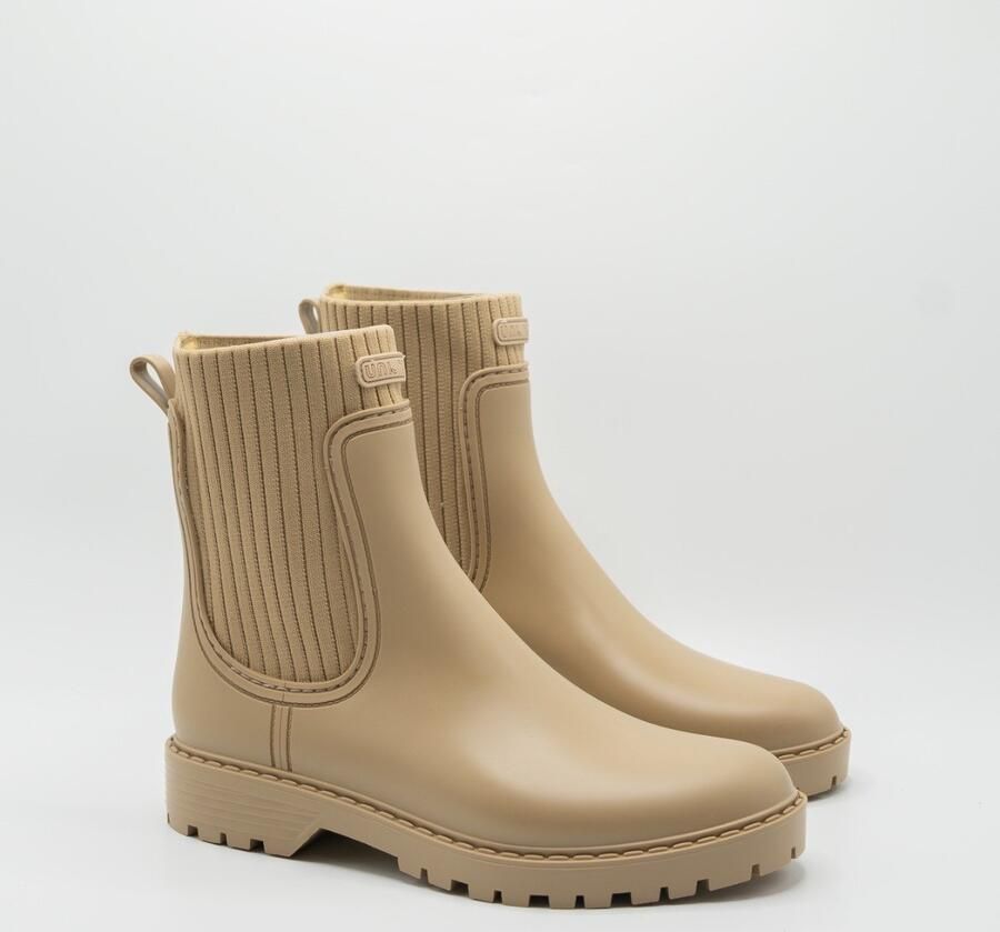 Unisa Stijlvolle Chelsea-laarzen Beige Dames - Foto 5