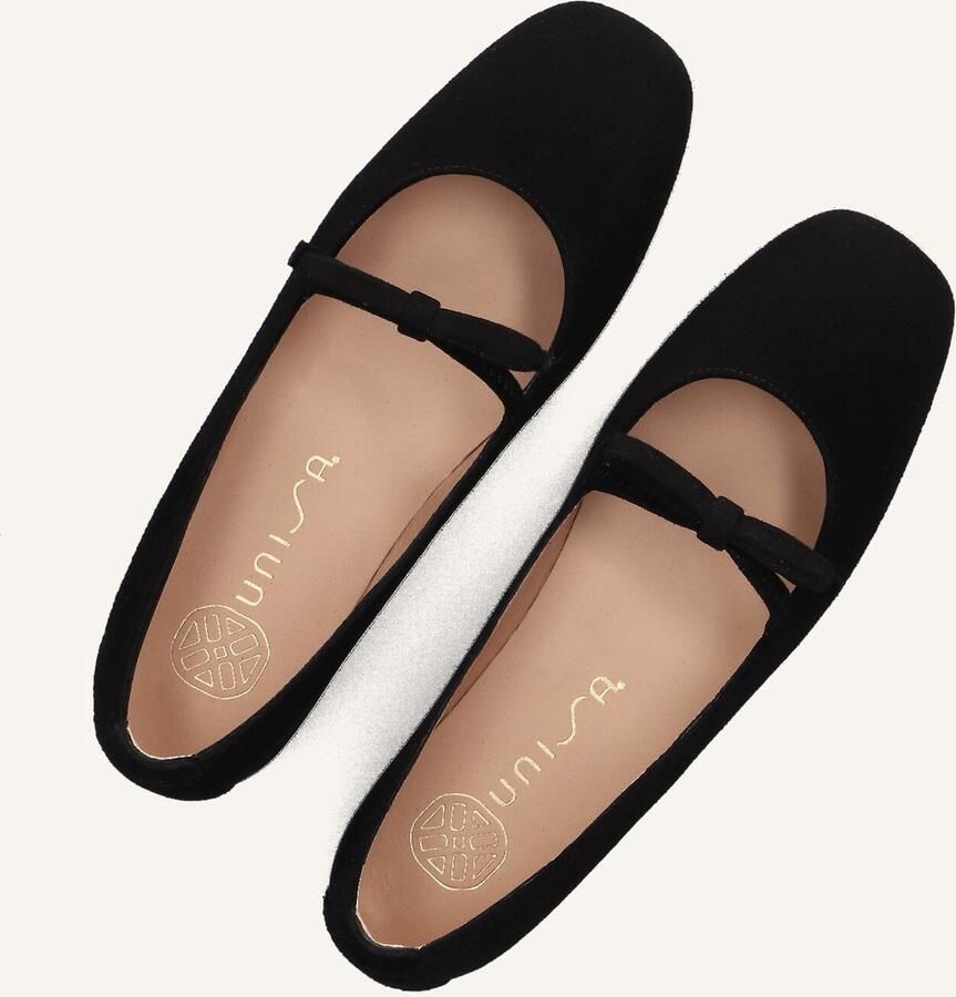 UNISA Ballerina Dames Betar Maat: 38 Materiaal: Suède Kleur: Zwart - Foto 2