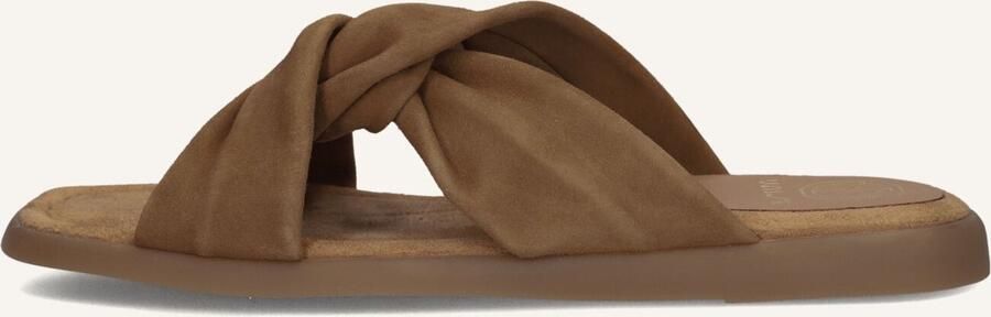 UNISA Teenslippers Dames Camby Maat: 39 Materiaal: Suède Kleur: Camel - Foto 6