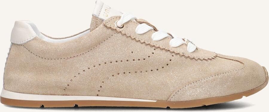 UNISA Lage Sneakers Dames Dara Maat: 36 Materiaal: Suède Kleur: Goud