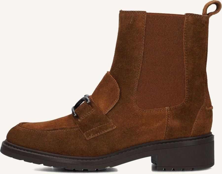 UNISA Enkelboots Dames Erne Maat: 37 Materiaal: Suède Kleur: Bruin - Foto 2