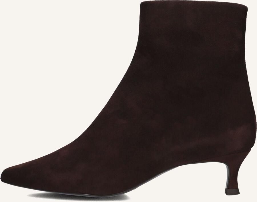 Unisa Ibrain Enkellaarsjes Enkelboots met rits Dames Bruin - Foto 6