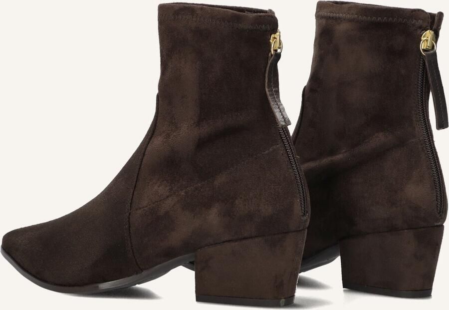 UNISA Enkellaarsjes Dames Jake Maat: 36 Materiaal: Suèdelook Kleur: Bruin - Foto 2