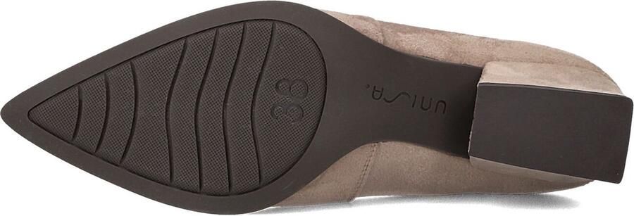 Unisa Jake Enkellaarsjes Enkelboots met rits Dames Taupe - Foto 2