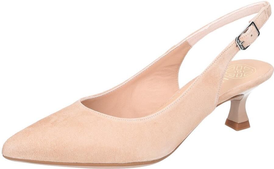 Unisa JAMAL SKIN SUEDE dames veterschoenen beige