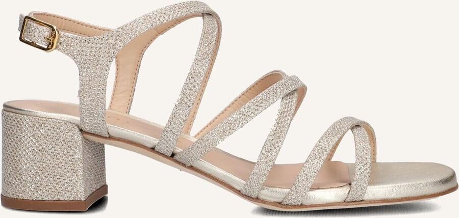 UNISA Sandalen met Hak Dames Kalix Maat: 37 Materiaal: Textiel Kleur: Goud - Foto 2