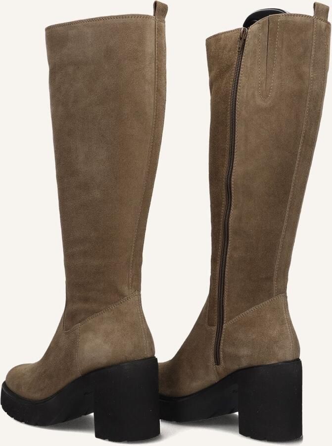 UNISA Hoge Laarzen Dames Karena Maat: 39 Materiaal: Suède Kleur: Taupe - Foto 2