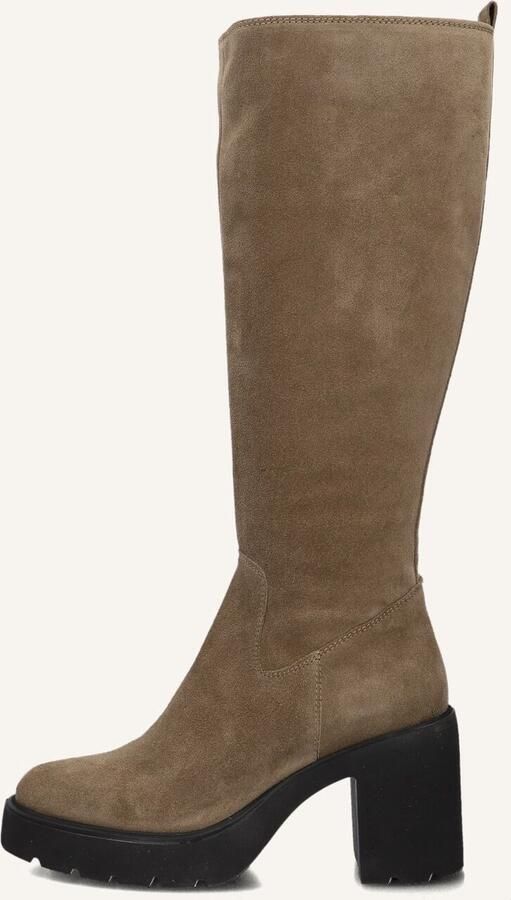 UNISA Hoge Laarzen Dames Karena Maat: 40 Materiaal: Suède Kleur: Taupe - Foto 3