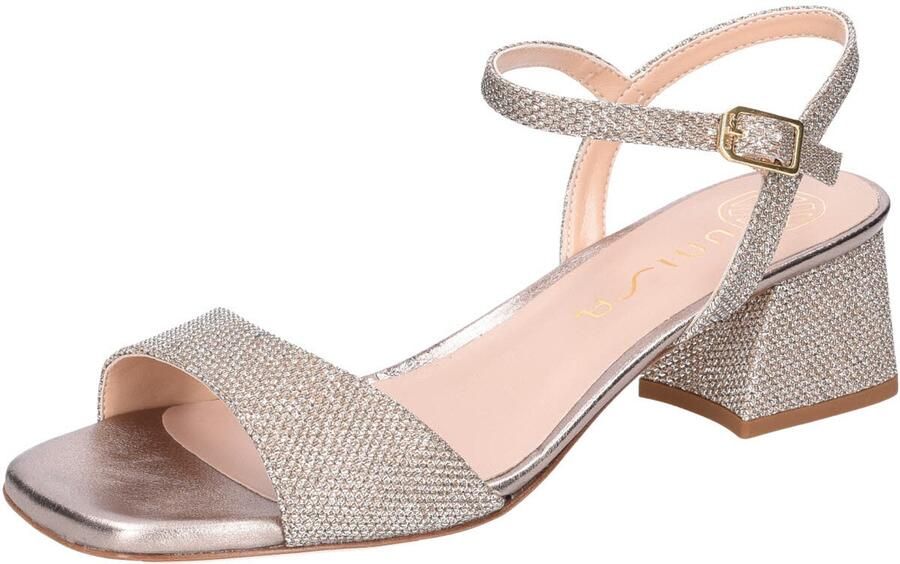 Unisa KIRK 24 EV MUMM dames veterschoenen zilver