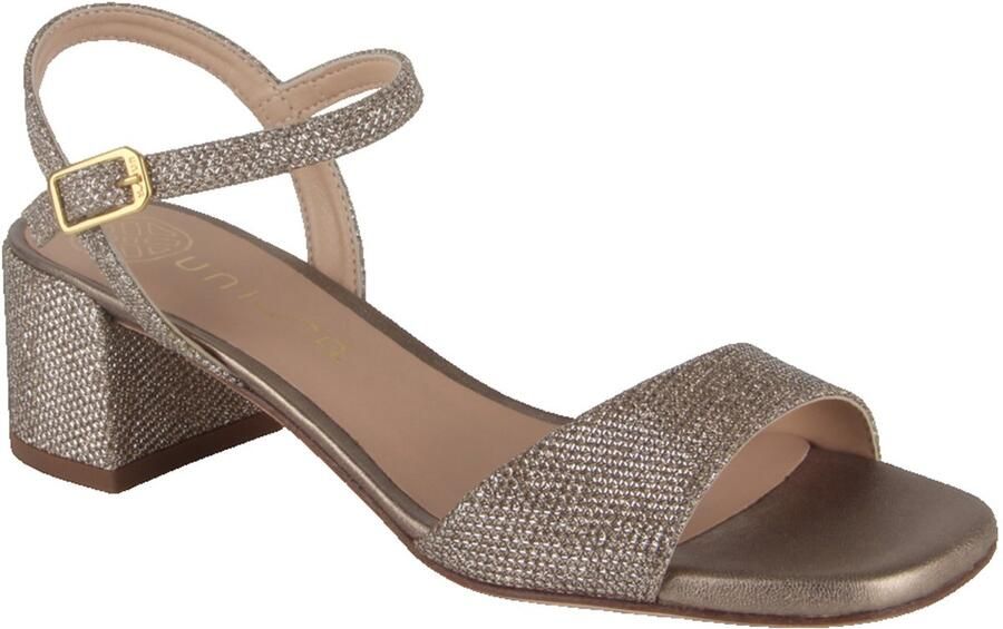 UNISA Sandalen met Hak Dames Kirk Maat: 41 Materiaal: Textiel Kleur: Brons - Foto 6