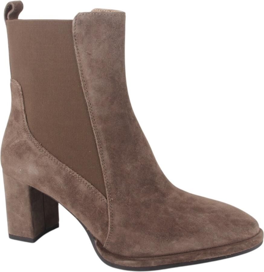 Unisa LUANCO_BS TAUPE dames enkellaarzen gekleed beige