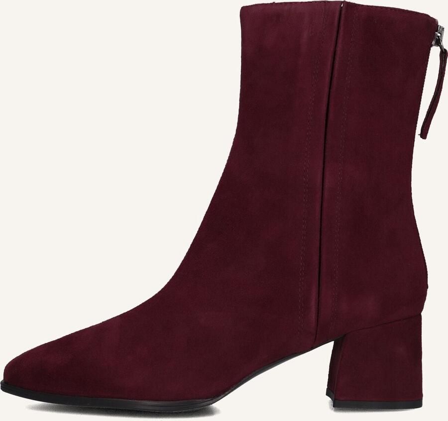 Unisa Lucas Enkellaarsjes Enkelboots met rits Dames Rood - Foto 6