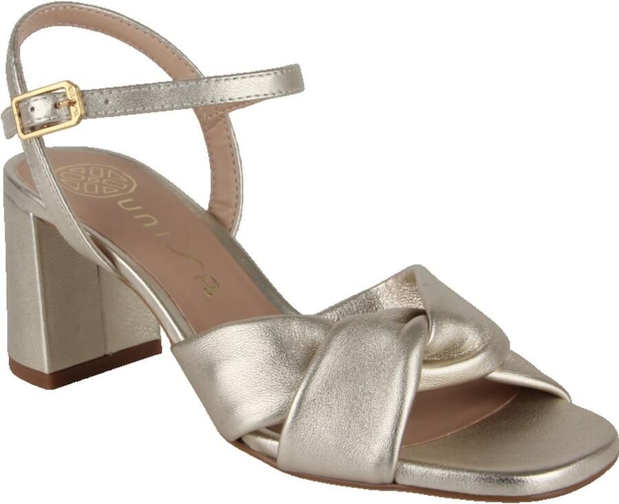 UNISA Sandalen met Hak Dames Medway Maat: 36 Materiaal: Rubber Kleur: Goud - Foto 2