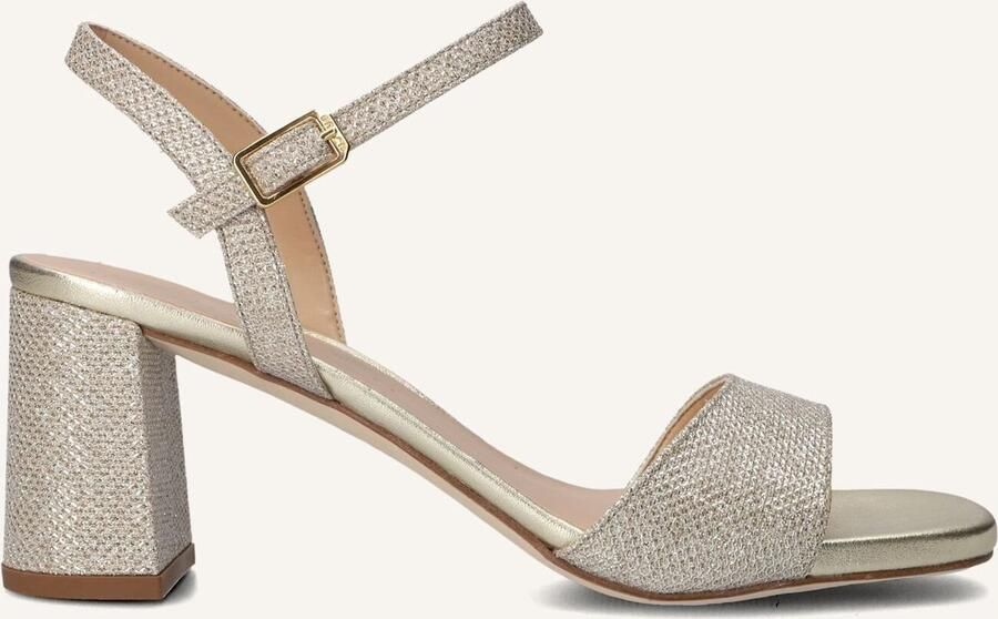 UNISA Sandalen met Hak Dames Moraty Maat: 35 Materiaal: Textiel Kleur: Goud - Foto 2
