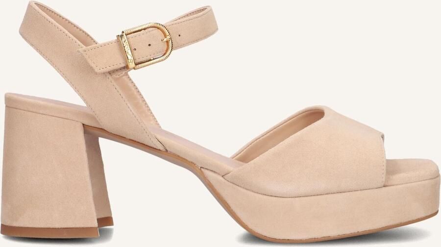 UNISA Sandalen met Hak Dames Ney Maat: 39 Materiaal: Suède Kleur: Beige - Foto 2