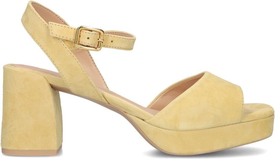 UNISA Sandalen met Hak Dames Ney Suède Butter yellow