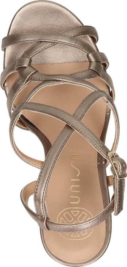 Unisa High Heel Sandals Bruin Dames