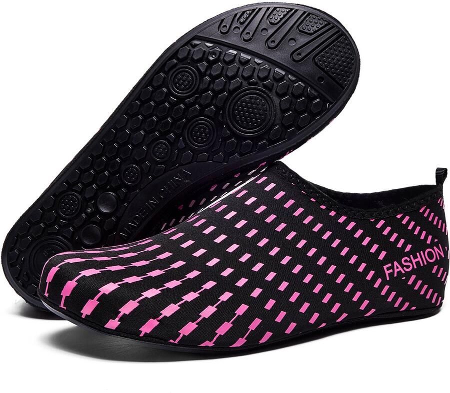 Unisex waterschoenen Antislip surfschoenen Lichtgewicht & flexibel Blotevoetengevoel Geschikt voor snorkelen zwem beachvolleybal yoga en buitenactiviteiten Paars