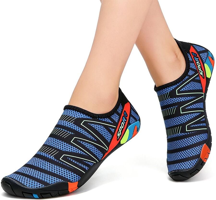 Unisex waterschoenen Maat M Voet Lengte Sneldrogend Geschikt voor strand surfen duiken zwem en andere wateractiviteiten Strandzwemschoenen Antislip watersokken Zwemschoenen Duikschoenen Outdoor strandschoenen